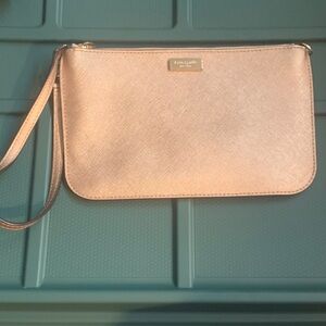 Kate Spade Metallic Wristlet Clutch